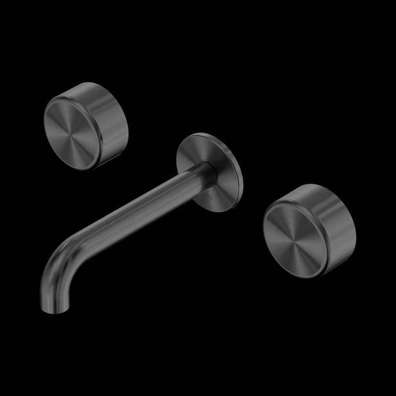 Nero Serenity Wall Basin Set Spout With Metal Handle