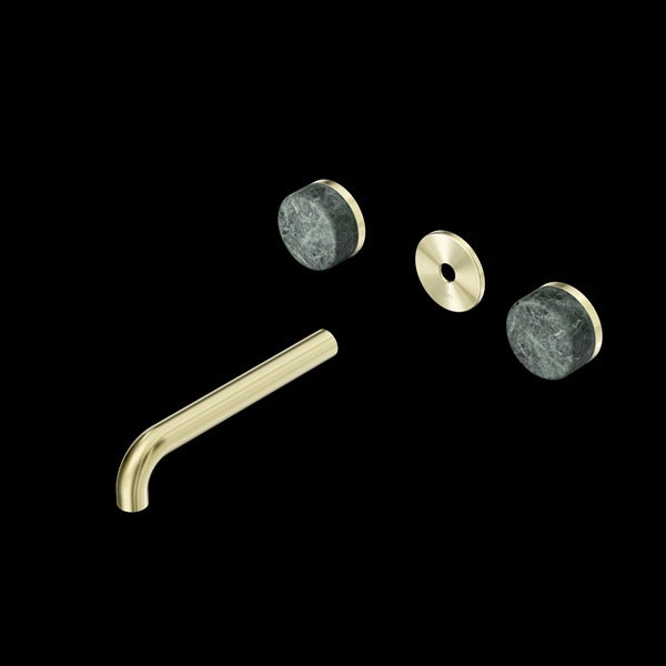 Nero Serenity Wall Basin Set Spout With Verde Alpi Handle Trim Kit (Requires In Wall Body 24C020)