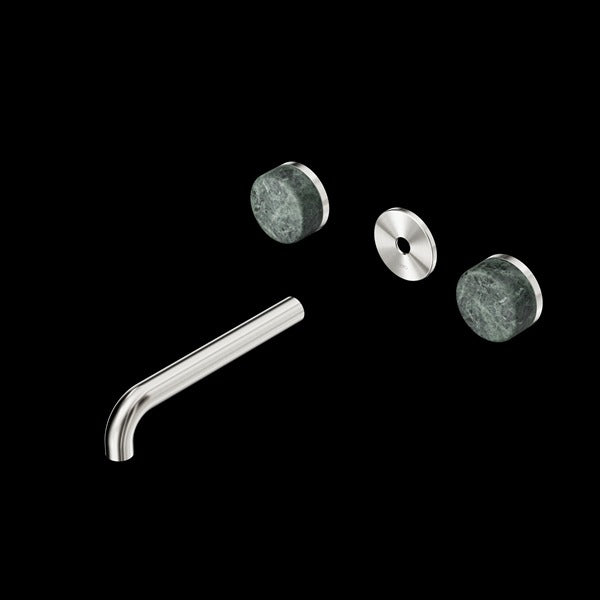 Nero Serenity Wall Basin Set Spout With Verde Alpi Handle Trim Kit (Requires In Wall Body 24C020)