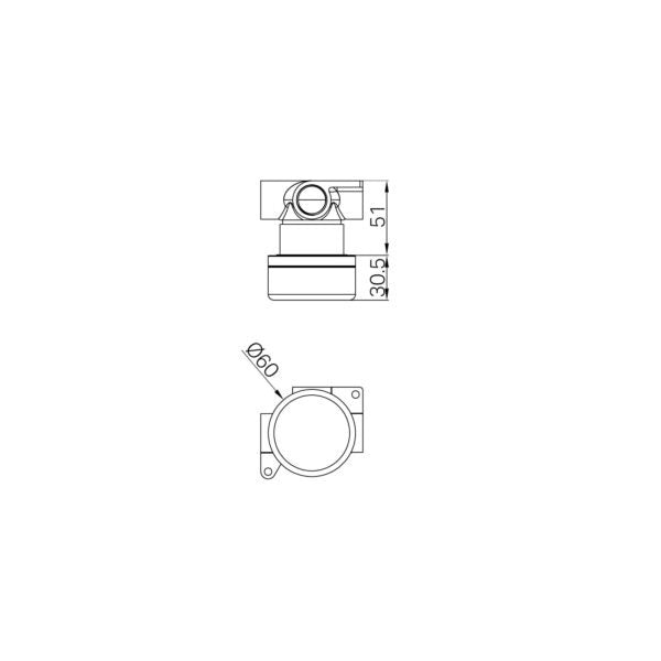 Nero Serenity Progressive Shower Mixer with Rome Travertine Handle