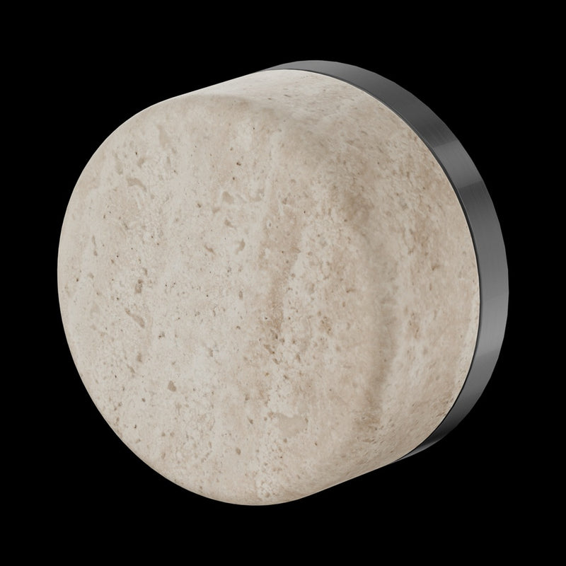 Nero Serenity Progressive Shower Mixer with Rome Travertine Handle