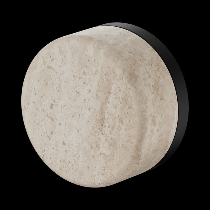 Nero Serenity Progressive Shower Mixer with Rome Travertine Handle