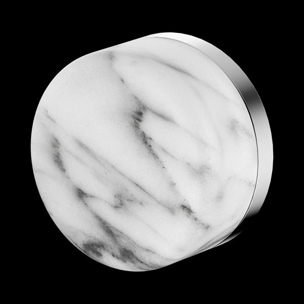 Nero Serenity Progressive Shower Mixer with Arabescato Corchia Handle