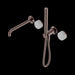 Nero Serenity Progressive Shower System with Spout with Carrara Handle and Slim Shower