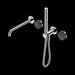 Nero Serenity Progressive Shower System With Spout With Verde Alpi Handle And Slim Shower