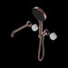 Nero Serenity Progressive Shower System With Spout With Carrara Handle And Serenity Hand Shower