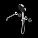 Nero Serenity Progressive Shower System with Spout with Verde Alpi Handle and Serenity Hand Shower