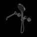 Nero Serenity Progressive Shower System with Spout with Verde Alpi Handle and Serenity Hand Shower