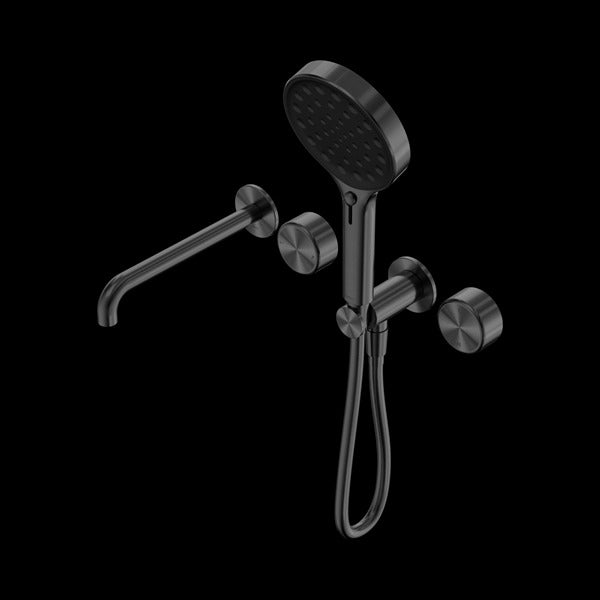 Nero Serenity Progressive Shower System With Spout With Metal Handle And Serenity Hand Shower