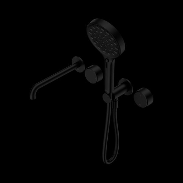 Nero Serenity Progressive Shower System With Spout With Metal Handle And Serenity Hand Shower