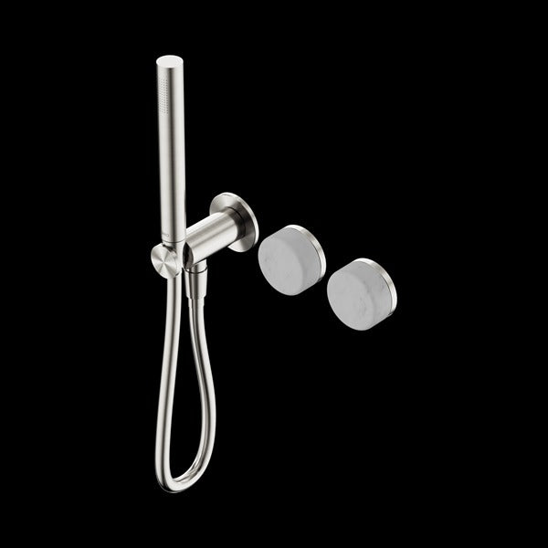 Nero Serenity Progressive Shower System with Carrara Handle and Slim Shower