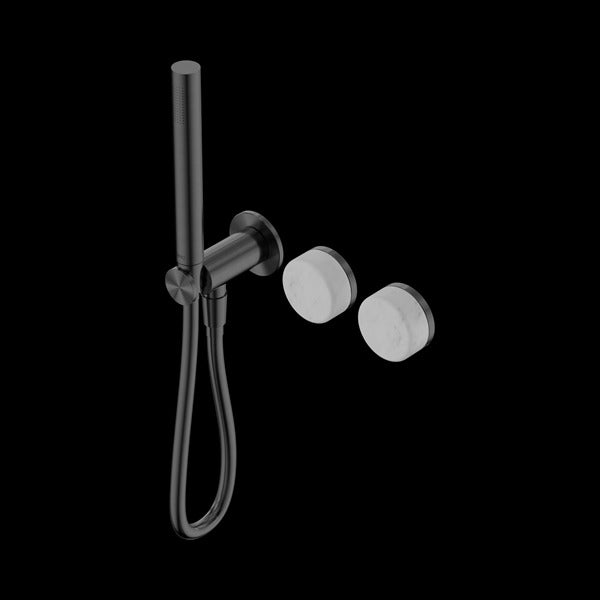 Nero Serenity Progressive Shower System with Carrara Handle and Slim Shower