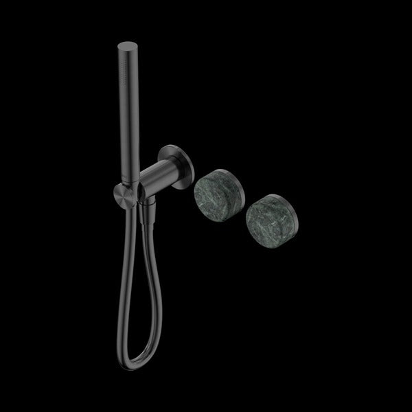 Nero Serenity Progressive Shower System with Verde Alpi Handle and Slim Shower