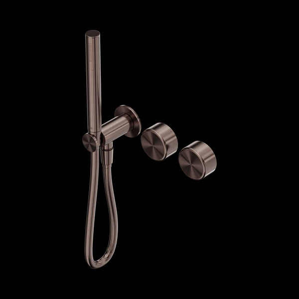 Nero Serenity Progressive Shower System With Marquina Black Handle And Slim Shower