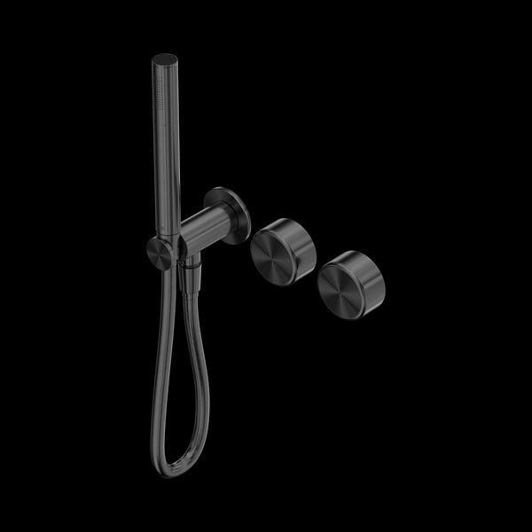 Nero Serenity Progressive Shower System With Metal Handle And Slim Shower