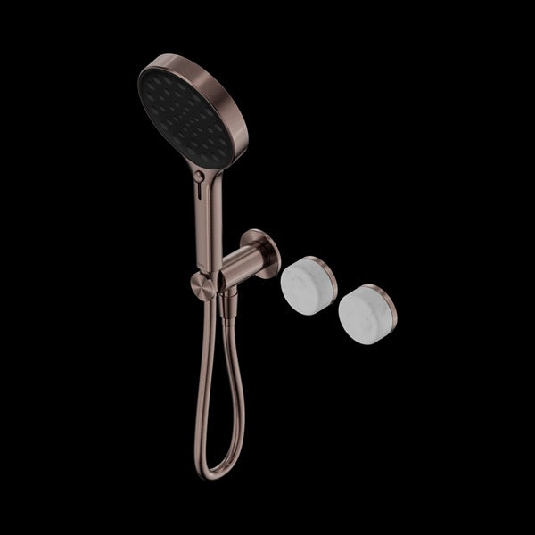 Nero Serenity Progressive Shower System With Carrara Handle And Serenity Hand Shower
