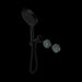 Nero Serenity Progressive Shower System with Verde Alpi Handle and Serenity Hand Shower