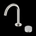 Nero Serenity Progressive Basin Mixer Arc Spout With Carrara Handle