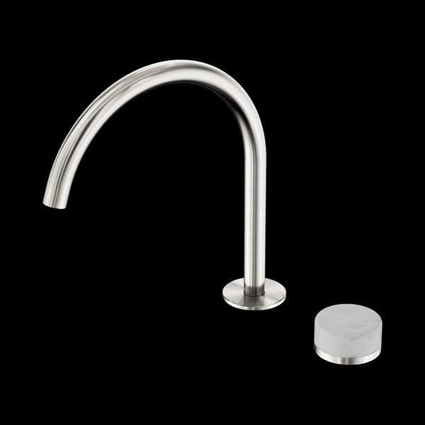 Nero Serenity Progressive Bath/kitchen Mixer Arc Spout with Carrara Handle