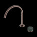 Nero Serenity Progressive Bath/kitchen Mixer Arc Spout with Verde Alpi Handle