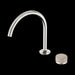 Nero Serenity Progressive Bath/Kitchen Mixer Arc Spout With Rome Travertine Handle