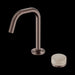 Nero Serenity Progressive Basin Mixer Edge Spout With Rome Travertine Handle