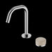 Nero Serenity Progressive Basin Mixer Edge Spout With Rome Travertine Handle