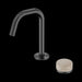 Nero Serenity Progressive Basin Mixer Edge Spout With Rome Travertine Handle