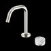 Nero Serenity Progressive Basin Mixer Edge Spout With Arabescato Corchia Handle