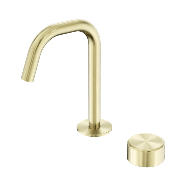 Nero Serenity Progressive Basin Mixer Edge Spout With Metal Handle