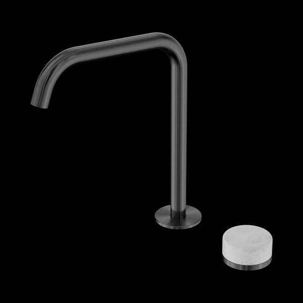 Nero Serenity Progressive Bath/Kitchen Mixer Edge Spout With Carrara Handle