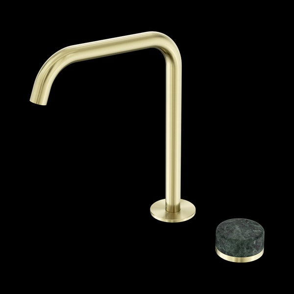 Nero Serenity Progressive Bath/Kitchen Mixer Edge Spout With Verde Alpi Handle