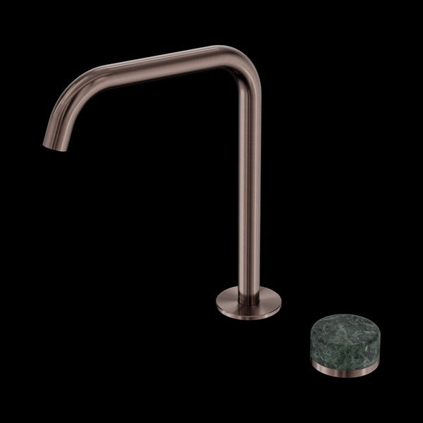 Nero Serenity Progressive Bath/Kitchen Mixer Edge Spout With Verde Alpi Handle