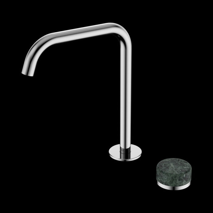 Nero Serenity Progressive Bath/Kitchen Mixer Edge Spout With Verde Alpi Handle
