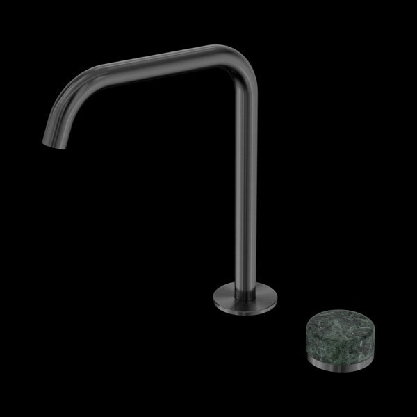 Nero Serenity Progressive Bath/Kitchen Mixer Edge Spout With Verde Alpi Handle