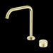 Nero Serenity Progressive Bath/Kitchen Mixer Edge Spout With Metal Handle