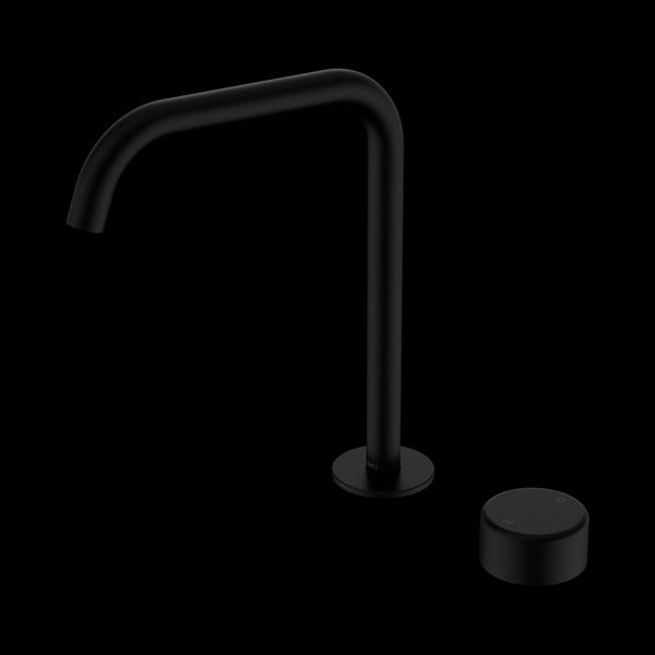 Nero Serenity Progressive Bath/Kitchen Mixer Edge Spout With Metal Handle