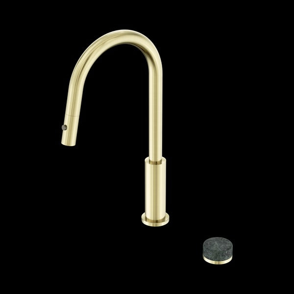 Nero Serenity Progressive Pull Out kitchen Set With Verde Alpi Handle