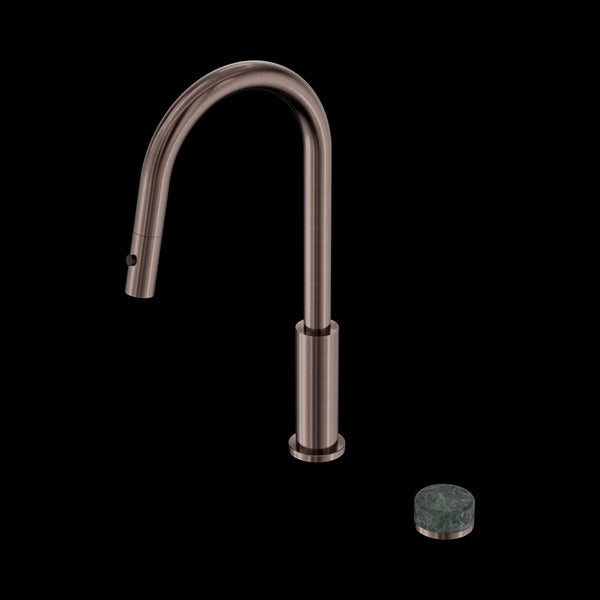 Nero Serenity Progressive Pull Out kitchen Set With Verde Alpi Handle