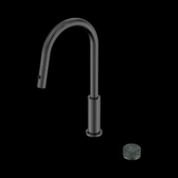 Nero Serenity Progressive Pull Out kitchen Set With Verde Alpi Handle
