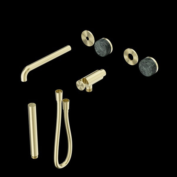 Nero Serenity Progressive Shower System With Spout With Verde Alpi Handle And Slim Shower Trim Kit (Requires In Wall Body 24C020)
