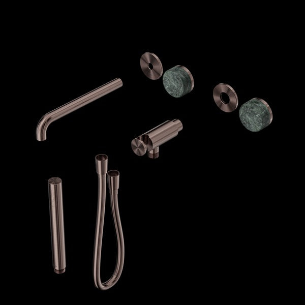 Nero Serenity Progressive Shower System With Spout With Verde Alpi Handle And Slim Shower Trim Kit (Requires In Wall Body 24C020)