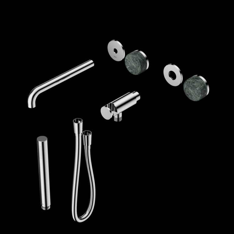 Nero Serenity Progressive Shower System With Spout With Verde Alpi Handle And Slim Shower Trim Kit (Requires In Wall Body 24C020)