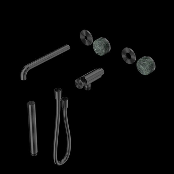 Nero Serenity Progressive Shower System With Spout With Verde Alpi Handle And Slim Shower Trim Kit (Requires In Wall Body 24C020)