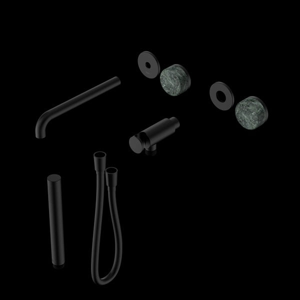 Nero Serenity Progressive Shower System With Spout With Verde Alpi Handle And Slim Shower Trim Kit (Requires In Wall Body 24C020)