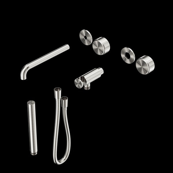 Nero Serenity Progressive Shower System With Spout With Metal Handle And Slim Shower Trim Kit  (Requires In Wall Body 24C020)