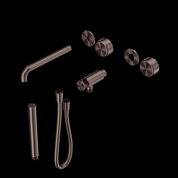 Nero Serenity Progressive Shower System With Spout With Metal Handle And Slim Shower Trim Kit  (Requires In Wall Body 24C020)