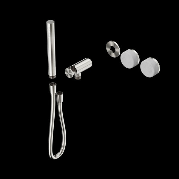 Nero Serenity Progressive Shower System with Carrara Handle and Slim Shower Trim Kit (Requires in Wall Body 24c020)