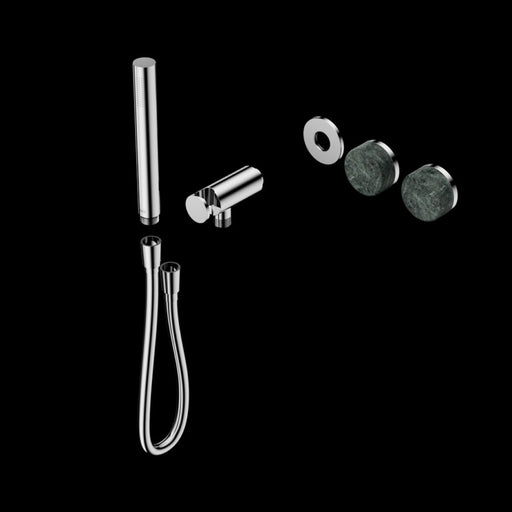 Nero Serenity Progressive Shower System with Verde Alpi Handle and Slim Shower Trim Kit (Requires in Wall Body 24c020)