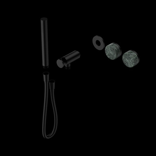 Nero Serenity Progressive Shower System with Verde Alpi Handle and Slim Shower Trim Kit (Requires in Wall Body 24c020)